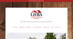 Desktop Screenshot of lhba.org