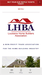 Mobile Screenshot of lhba.org